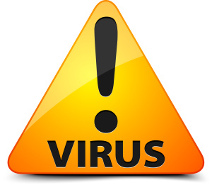 Virus! Hazard sign